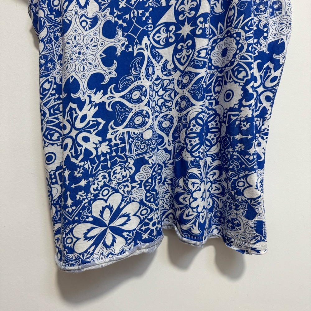 Maeve by Anthropologie Catie Ruffle Sleeve Printed Blouse Top - Picture 5 of 12
